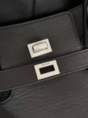 wholesale quality discount luxury handbag balenciaga 805481 bel air black with silver hardware